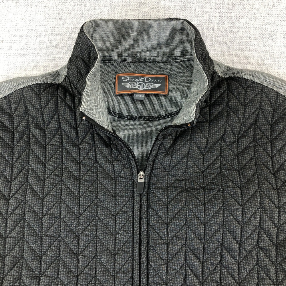 Straight Down Gravity Full Zip Jacket Quilted Men… - image 2